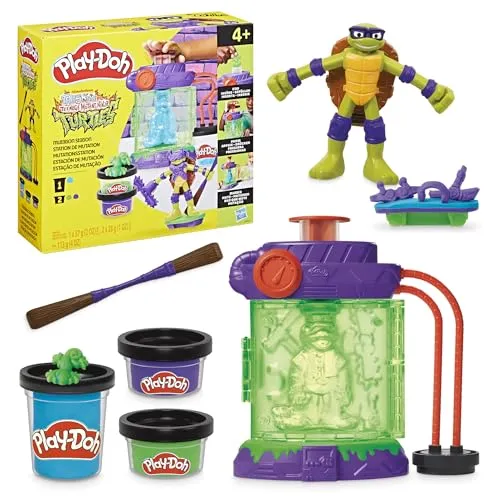 Turtles Mutation Station - Knete mit Turtles-Motiv, ermöglicht kreatives Spielen und fördert die Fantasie der Kinder.