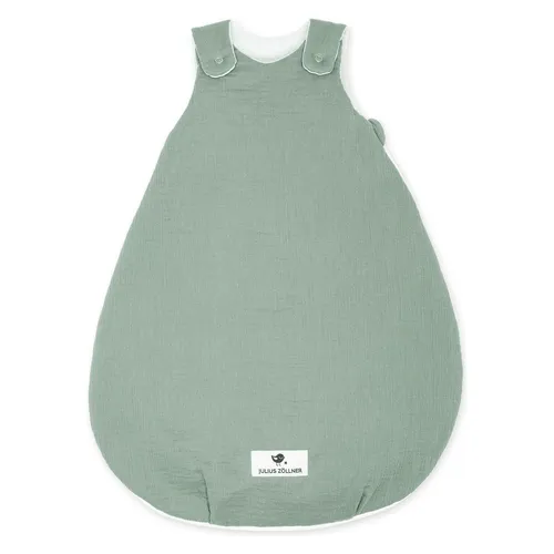 Julius Zöllner Babyschlafsack Terra 62/68 cm - Schlafsack aus 100% Musselin-Baumwolle, ideal für sanften Schlaf Ihres Babys und sorgt für optimale Wärmeisolierung.