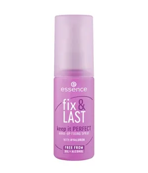 essence fix & LAST keep it PERFECT MAKE-UP FIXING SPRAY, Transparent, fixierend, natürlich, strahlend frisch, vegan, ölfrei, ohne Parfüm, ohne Alkohol, 1er Pack (50ml)