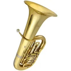 Chicago Winds CC-BB5200L Tuba - Hochwertige Tuba für Profis - Hochwertige Tuba für den professionellen Einsatz, bietet exzellenten Klang und präzise Ansprache, ideal für Orchester und Ensembles.