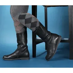 Think Rento Stiefel schwarz 876-0000 Gr.38,5 - RNT 500 - Wanderschuhe mit markantem Design, seitlichem Reißverschluss und Gummizug für optimalen Tragekomfort. Aus vegetabil gegerbtem Leder und echtem Walkloden für ein angenehmes Fußklima.