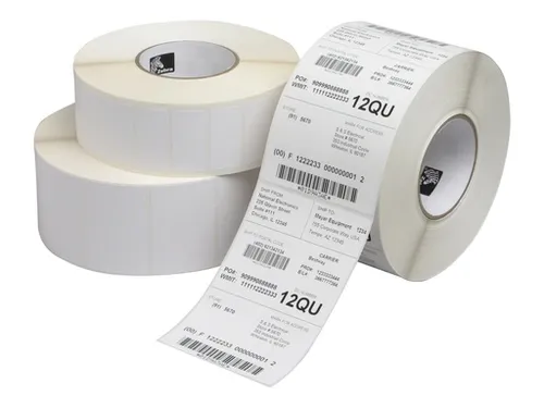 Zebra Z-Perform 1000T Etiketten - seidig, entfernbarer Klebstoff, 50.8 x 104.78 mm - Hochwertige Etiketten mit seidig-glatter Oberfläche und entfernbaren Klebstoff. Ideal für vielseitige Anwendungen im Büro und Handel. 6 Rollen mit insgesamt 17460 Etiketten.