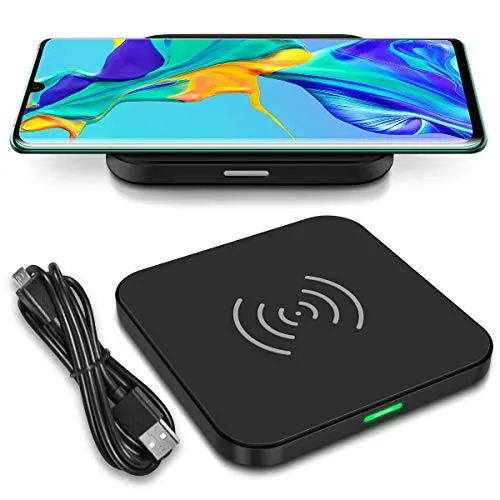 QI Wireless Schnell Ladegerät kompatibel für Huawei P30 Pro Kabellos Charger Induktives Universal Schnellladegerät Ladestation