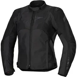Alpinestars Stella T-Jaws V4 Damen Motorradjacke, schwarz, Größe XS - Wasserdichte Textiljacke für Damen mit Multi-Density-Shell-Konstruktion und herausnehmbarem Thermofutter für optimalen Komfort und Schutz bei jeder Fahrt.