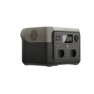 EcoFlow RIVER 2 MAX - Tragbare Powerstation mit 512 Wh, blitzschnelle 60 Minuten Aufladung und X-Boost-Technologie für bis zu 1000 W