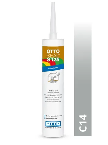 Otto Silikon alu C14 glänzend "OTTOSEAL® S125" geruchsarm 310ml Kartusche