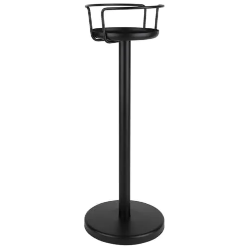 Buddy´s Bar - Ständer für 8L Weinkühler/Sektkühler, hochwertiger Ständer aus Metall/Zinkdruckguss, Durchmesser Oben - innen 21 cm und außen 24,5 cm, Fuß Ø 26,5 cm, Höhe 73 cm