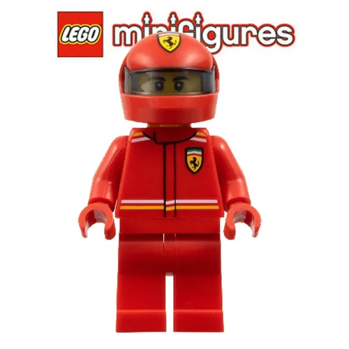 LEGO® Speed Champions - Minifigur Ferrari SF-24 F1® - LEGO (R) Komplette Sets & Packs, detailreiche Minifigur für F1-Fans, ideal zum Ergänzen Ihrer Sammlung oder als Geschenk!