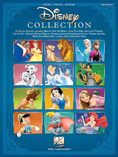 The Disney Collection: Songbook für Gesang, Klavier & Gitarre - Musiknoten für Gesang, Klavier und Gitarre mit beliebten Disney-Hits, perfekt für Musiker jeden Alters und ideal für Familienfeiern.