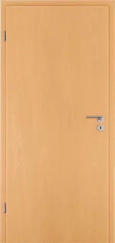 Pertura Zimmertür Yori CPL Buche 98,5x198,5 cm Links – Elegante Abgrenzung - Die Pertura Zimmertür Yori in Buche-Optik bietet eine stilvolle Abgrenzung und schafft einen eleganten Durchgang. Ihre robuste CPL-Oberfläche ist pflegeleicht und ideal für jeden Wohnraum.