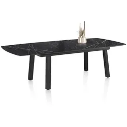 Henders & Hazel Palace Ausziehtisch 4-Füße HPL/Metallgestell off black