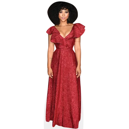 Alexandra Shipp (Red Dress) Pappaufsteller mini
