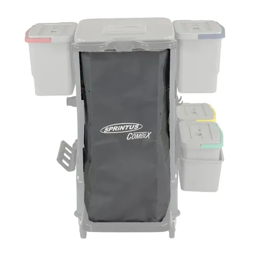 Sprintus Wäschesack für CombiX Doppelfahreimer - Der Sprintus Wäschesack für CombiX XL und PRO Systemwagen bietet 70 Liter Füllvolumen und ist blickdicht. Ideal für effiziente und hygienische Reinigungslösungen.