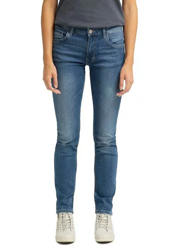 MUSTANG Slim-fit-Jeans Rebecca blau 33 - Jeans in Slim-Fit mit elastischem Denim für optimalen Tragekomfort, ideal für den lässigen Look im Alltag.