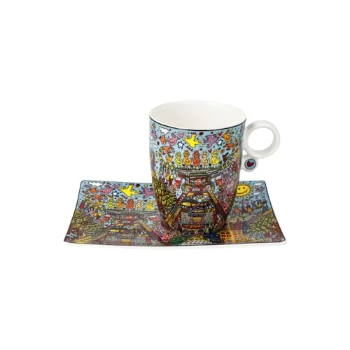 Künstlertasse Remenber those Cool Coal Days James Rizzi - Pop Art