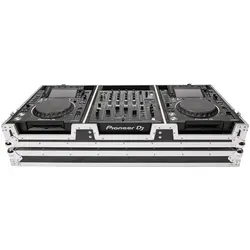 MAGMA Multi-FORMATT-Koffer Spieler Mixer-Set - Robuste Aufbewahrungslösung für Pioneer, Denon & Reloop Mischpulte, vollständig gepolstert und personalisierbar