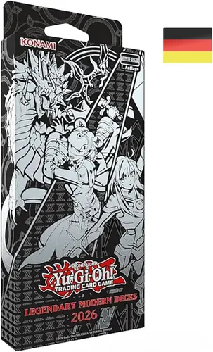 Yu-Gi-Oh! Legendary Modern Decks 2026 Deutsch - Entdecke die neuesten Karten in diesem Mehrfarbigen Deck für Yu-Gi-Oh! TCG. Ideal für strategische Kämpfe und spannende Duelle.