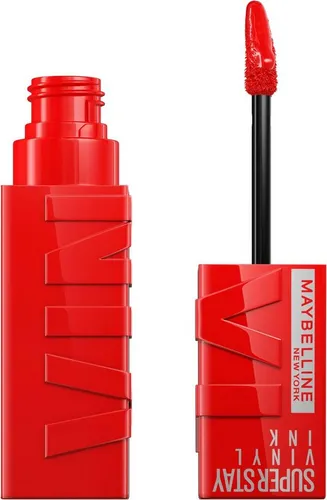 MAYBELLINE NEW YORK Lippenstift SUPER STAY VINYL INK, mit mattem Finish, flüssige Textur, bis zu 16h Halt