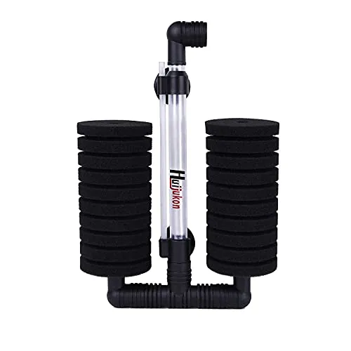 Huijukon Luftheber Filter Aquarium Schwammfilter Garnelen Aquarium Filter Innenfilter für Aquarien von 15 bis 150 Liter