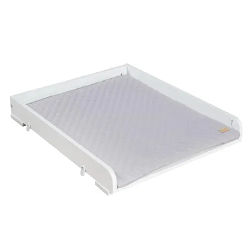 Roba Wickelplatte für Waschmaschinen - weiß lackiert - Wickelauflage für Waschmaschinen, platzsparend und praktisch, ideal für kleine Räume und sicheres Wickeln.