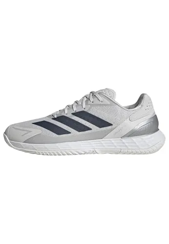 adidas Herren Defiant Speed 2 Tennis Schuhe – Dash Grey/Aurora Ink/tech Grey met., 46 EU - Hochwertige Tennis Schuhe mit atmungsaktivem Mesh-Obermaterial und innovativer Lightstrike Dämpfung für optimalen Komfort und Unterstützung auf dem Platz.