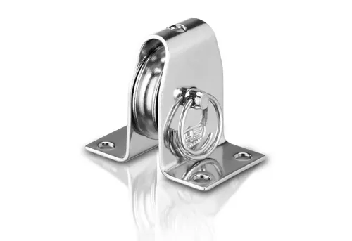 SPRENGER Umlenkrolle Set Stehblock max 4mm (4 St) - Hebezüge: Robuster Umlenkblock aus Edelstahl, ideal für anspruchsvolle Anwendungen mit bis zu 250 kg Traglast, flexibel einsetzbar und langlebig.