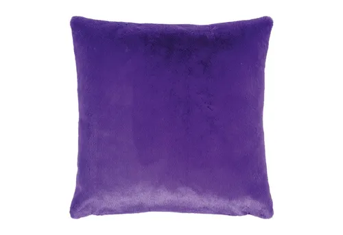 Pad Dekokissen "Gazelle" in Violet, 50x50 cm - Kuscheliges Dekokissen für eine gemütliche Atmosphäre. Die unifarbene Hülle aus 100% Polyester ist pflegeleicht und ideal für dein Zuhause. Maße: 50 cm x 50 cm, Farbe: Violet.