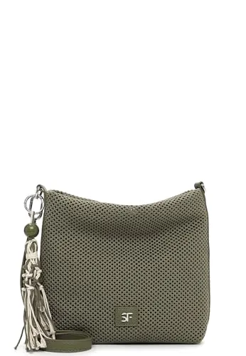 SURI FREY Gitty Crossover Bag - Khaki Umhängetasche - Die SURI FREY Gitty Crossover Bag in Khaki kombiniert modernes Design mit praktischer Innenaufteilung. Ideal für den Alltag, bietet sie ausreichend Platz für Ihre Essentials und wertet jedes Outfit auf.