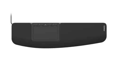 Contour Touch - Ergonomisches Full-Size Touchpad - Mäuse - Kapazitives Multi-Touch-Design mit 4 Tasten für eine effiziente Bedienung, ideal für ergonomisches Arbeiten.