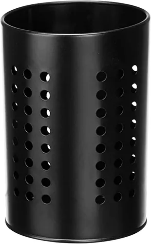 BESTECKHALTER Metall 18cm Schwarz Besteckkorb Küchenutensilienhalter Besteck 804