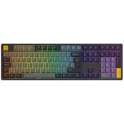 Akko 5108 Plus Wireless Mechanical Keyboard - Mechanische Tastatur mit deutschem QWERTZ-Layout, 3000mAh Akku für lange Nutzung und vielseitige Konnektivität: USB, Bluetooth und 2.4G.