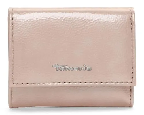 Tamaris Flaviana Geldbörse Wallet in Pink Salt - Moderne Tamaris Geldbörse in Lack-Optik mit praktischem Design. 4 Kartenfächer und 1 Geldscheinfach sorgen für Übersichtlichkeit. Ideal für stressfreies Bezahlen!