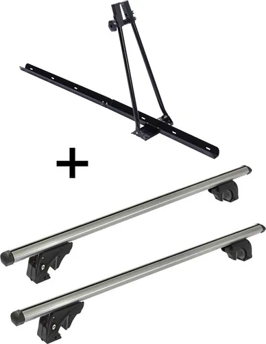 Fahrradträger ORION + Dachträger VDP LION1 für Dacia Sandero Stepway (09-12) - Praktisches Set aus Fahrradträger und Dachträger für Dacia Sandero Stepway (09-12). Ideal für alle Fahrradtypen, einfache Montage und hoher Komfort für lange Fahrten.