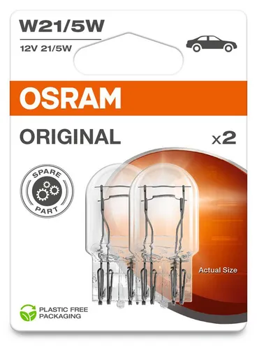 Ams-Osram Glühlampe 7515-2BL - Autobeleuchtungen - Original Brems- und Schlusslichtlampe für zuverlässige Sicherheit im Straßenverkehr.