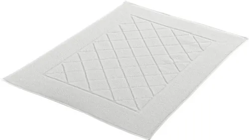 Kleine Wolke Frottiervorleger Bridge weiß 50 x 70 cm  Badteppich