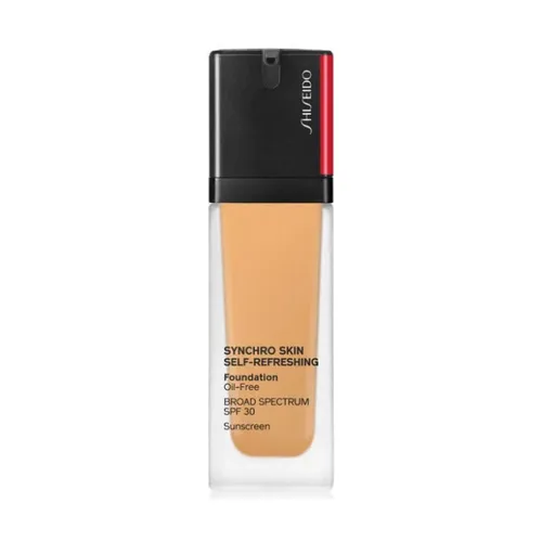 Shiseido Synchro Skin Self Refreshing Foundation SPF 30 - 360 Citrine, 30 ml - Make-up mit ActiveForce Technologie für ein selbstauffrischendes, federleichtes Finish, das 24 Stunden hält. Ideal für jeden Hauttyp und resistente gegen Schweiß und Feuchtigkeit.
