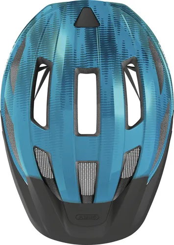 ABUS Rennradhelm Macator - Sportlicher Einsteigerhelm für Damen und Herren - Fahrradhelme mit In-Mold Fertigung für hohe Stoßfestigkeit und optimalen Tragekomfort. Ideal für Zopfträger dank höhenverstellbarem Verstellsystem.