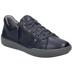 Josef Seibel Claire 13 Sneaker blau 36 EU - Leder Sneaker in Blau, Größe 36, mit herausnehmbarer Innensohle für individuellen Komfort. Ideal für den täglichen Einsatz mit strapazierfähiger Gummisohle.