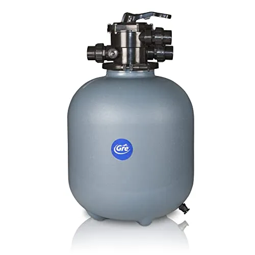 Sandfilteranlage GRE "FIS500" - Hochleistungsfilter für Pools - Poolzubehör mit einer Pumpenleistung von 10.000 l/h, ideal für effiziente Wasserreinigung und hitzebeständig. Perfekt für Süßwasserpools.