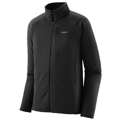 Patagonia R1 Jacket - Fleecejacke Gr S schwarz - Funktionsjacke aus Polartec-Material, ideal für Wandern und Trekking, bietet hervorragende Passform und Stretch für optimale Bewegungsfreiheit.