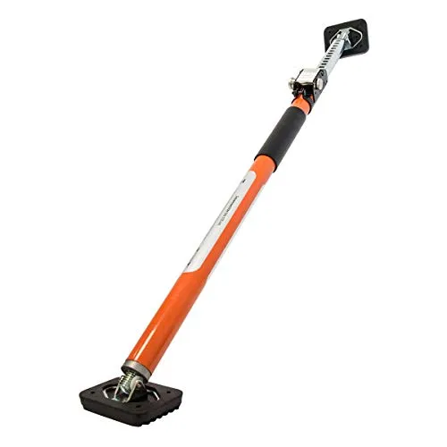 SCHMIDT security tools Sicherungsstange 101-175cm - Fenstersicherung mit individueller Längenverstellung von 1,01 bis 1,75 m, bietet sichtbaren Einbruchschutz durch rutschfeste Gummifüße und flexible Montageoptionen.