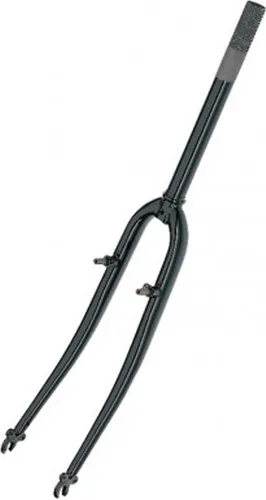 Point MTB-Gabel 26" - 190 mm Schaft, Gewinde 65 mm, Schwarz - Fahrradgabel für Mountainbikes, leicht und stabil, ideal für anspruchsvolle Trails und Offroad-Abenteuer.