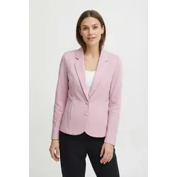 Kurzblazer "FQNANNI" in Lilac Sachet, Gr. L - Eleganter Kurzblazer für Frauen von FREEQUENT, leicht und luftig, ideal für Business-Meetings. Schmal geschnitten mit Knopfverschluss und praktischen Eingrifftaschen.