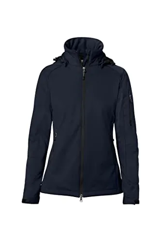 HAKRO Damen Softshell-Jacke Alberta - 248 - tinte - Größe: M - Funktionsjacken - Original Premium Artikel von HAKRO, ideal für Beruf und Freizeit mit optimalem Tragekomfort.