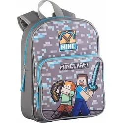 Minecraft Unisex Kinder Mochila Pre Escolar Warriors Schulrucksack, bunt