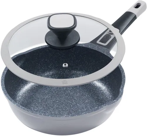 KING Bratpfanne Moonscape 24 cm, Aluminiumguss mit abnehmbaren Griff - Pfanne aus Aluminiumguss mit Moonscape®-Beschichtung für herausragende Antihaft-Eigenschaften, ideal für Induktion und spülmaschinengeeignet.