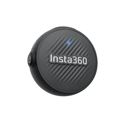 Insta360 Mic Air Transmitter, ultraleichte 7,9 g, Drahtloses Mikrofon X5/X4/X4 Air/Ace Pro 2/GO Ultra, Rauschunterdrückung, Vlog, Streaming