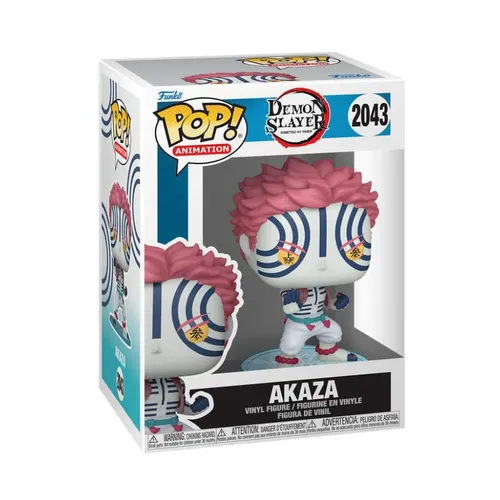 Demon Slayer: Kimetsu no Yaiba POP! Figur Akaza 9 cm - Spielfigur aus der beliebten 'POP!'-Reihe von Funko, detailgetreu und ideal für Sammler oder Fans von Demon Slayer.