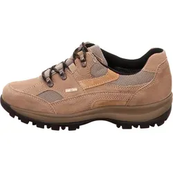 Waldläufer Damen Wander- & Bergschuhe Holly TEX 40 1/2 - Bequeme Wanderschuhe für Damen in Beige, ideal für lange Wanderungen mit robustem Lederobermaterial und flachem Absatz für optimalen Komfort.
