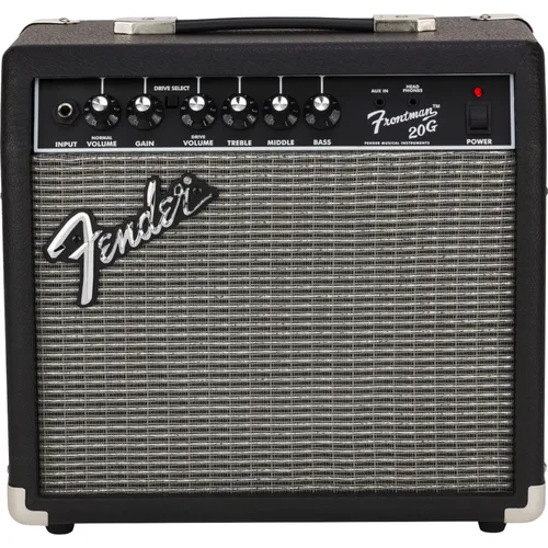 Fender Frontman 20G - Combo Gitarrenverstärker, ideal für E-Gitarren mit 20 Watt Leistung und vielseitigem Klangdesign